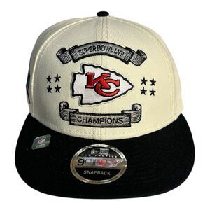 Kansas City Chiefs Super Bowl LVII Champions New Era Snapback Hat Embroidered